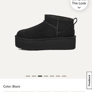 platform ultra mini Ugg boots